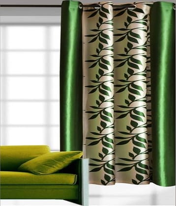 Sai Arpan Abstract Semi-Transparent Eyelet Curtain 5 ft ( Pack of 1 ) - Multi Color