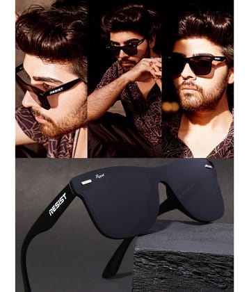 RESIST EYEWEAR Black Square Sunglasses ( Pack of 1 )
