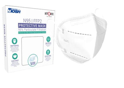 La' Forte N95 Mask without Valve (Choose Qty Options)-20