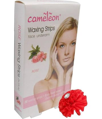 Cameleon Wax Strips + Wipes for 10 Pcs