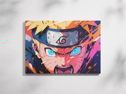 FURNISHUB Uzumaki Naruto | Naruto Shippuden Anime Art Print | Wall Decor for Fans and Collectors of the Beloved Ninja Series