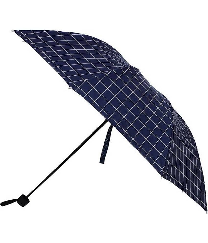 Infispace Blue 3 Fold Umbrella