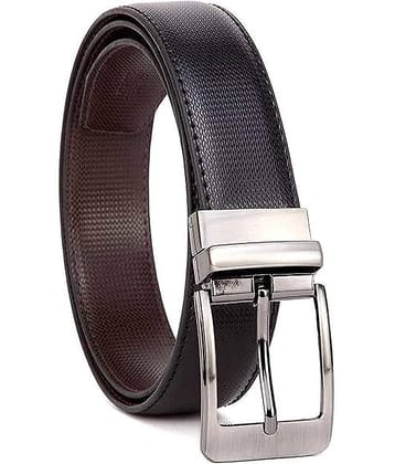 Elite Crafts - Black PU Men's Formal Belt ( Pack of 1 )