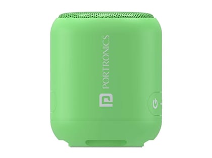 Portronics SoundDrum 1 12W TWS Portable Bluetooth Speaker with Powerful Bass, Bluetooth 5.3V, 360° Surround Sound, USB Drive in, Type C Fast Charging