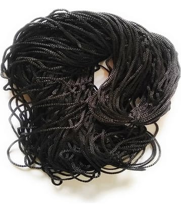 silk Black Kala Nazar Dhaga, 40 Meters Religious Black Thread - Kala Dhaga -silk Moltadu Najar Surksha for Boys,Girls (Black, Pack of 1)