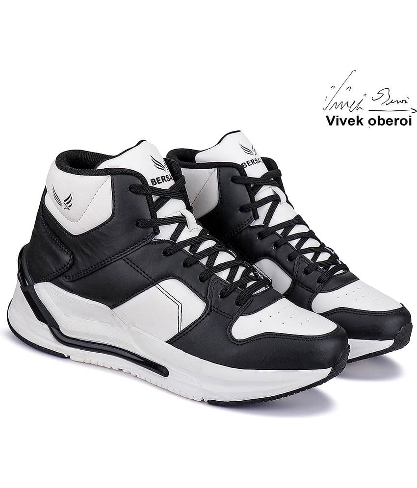 Bersache Casual shoe for men Black Men's High Tops Shoes