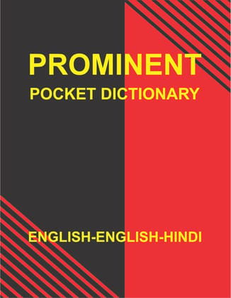 Prominent Pocket Dictionary(English -English -Hindi) [Paperback] [Jan 01, 2018] Sahni Sons