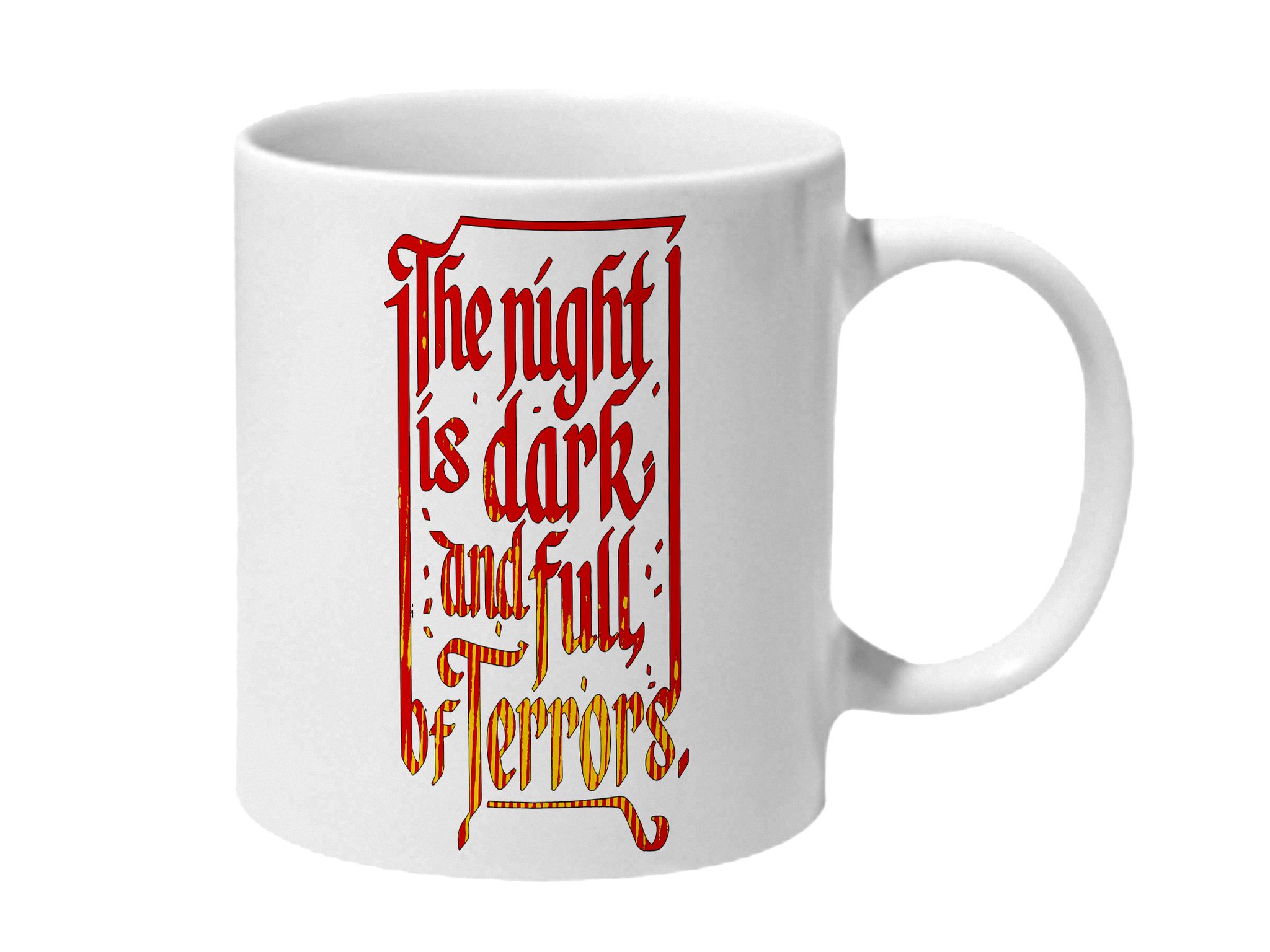 Multicolor Game Of Thrones The Night Is Dark And Full Of Terrors Fire Ceramic Mug