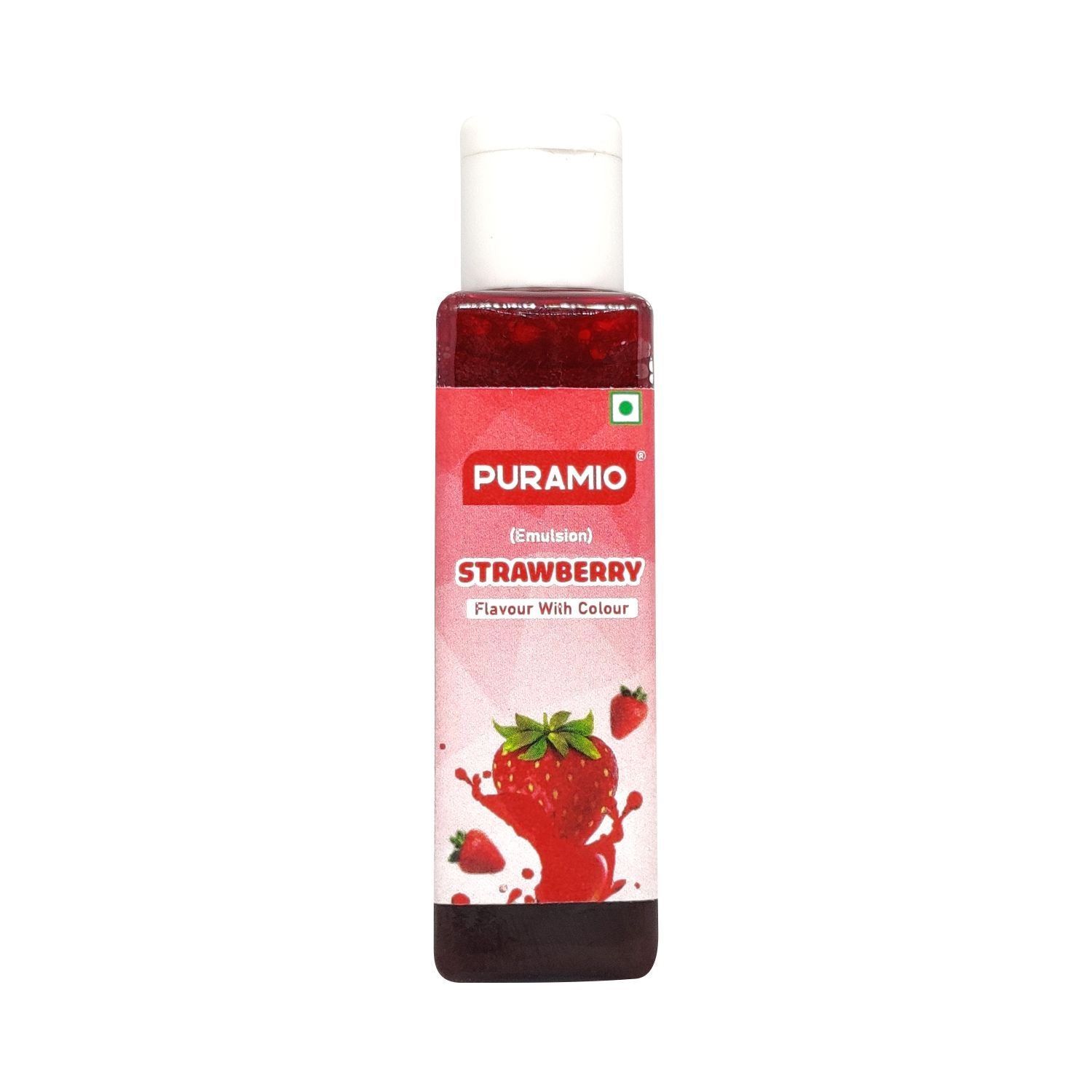 Puramio Strawberry- Flavour With Colour (Emulsion), 50 ml