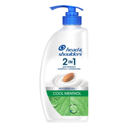 Head & Shoulders , Anti Dandruff Shampoo + Conditioner, Cool Menthol , 650 ML Head & Shoulders , Anti Dandruff Shampoo + Conditioner, Cool Menthol , 650 ML - white / 650 ml (Pack of 1)