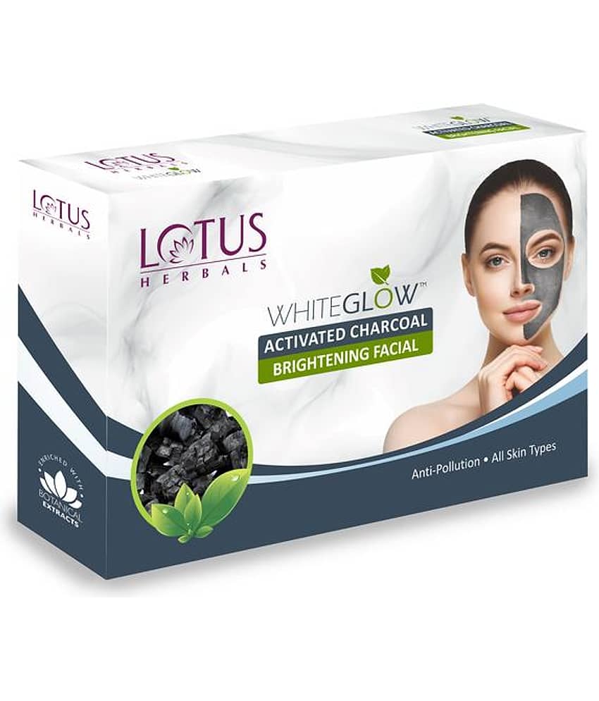Lotus Herbals WhiteGlow Activated Charcoal Facial Kit 4in1 188g