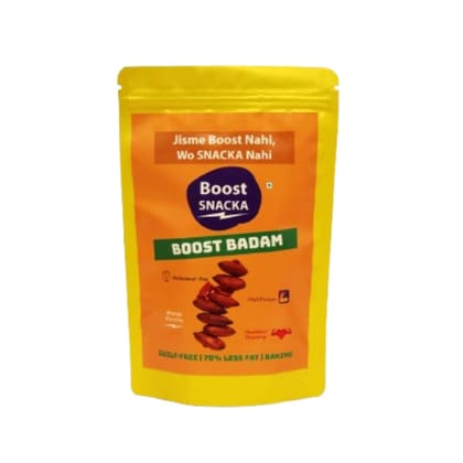BOOST BADAM | Healthy Roasted Badam (Almonds) Snack – High Protein