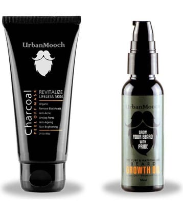 UrbanMooch Beard Oil FOR GROWTH 50 ml Pack of 2