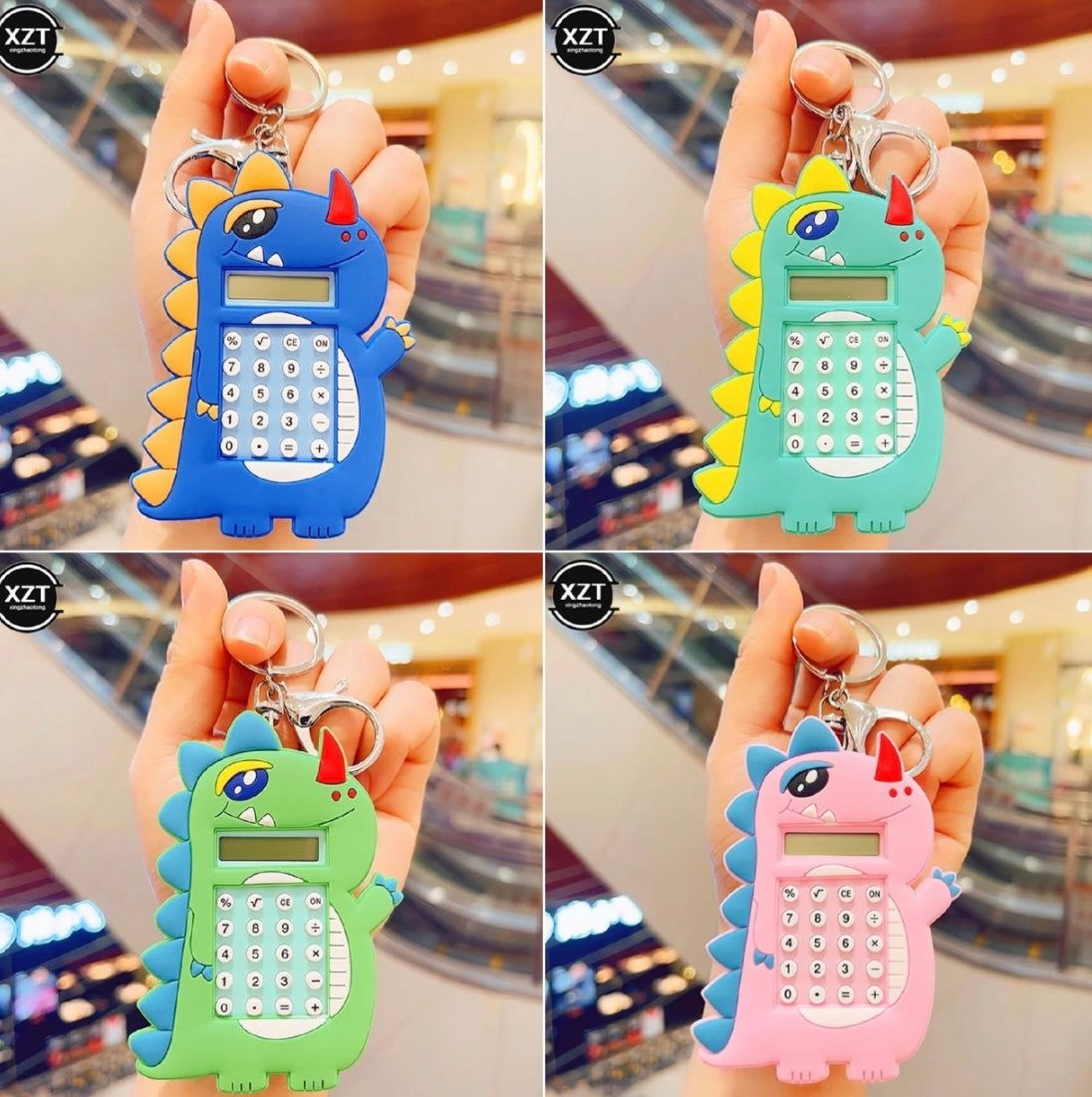 Dino Calculator Keychain | calculator keychain (1pc)