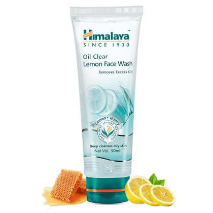 Himalaya Herbals Oil Clear Lemon Face Wash, 50 ml