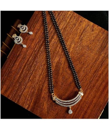 Sunhari Jewels Golden Mangalsutra Set ( Pack of 1 )