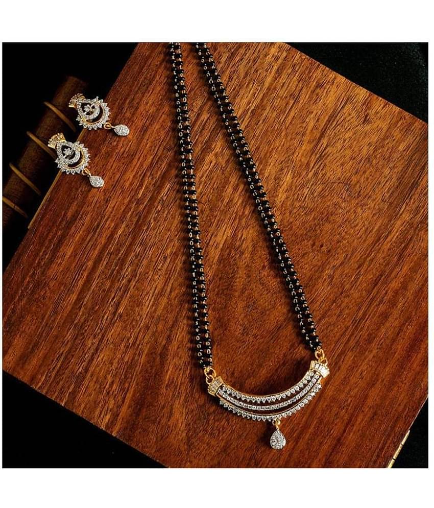 Sunhari Jewels Golden Mangalsutra Set ( Pack of 1 )