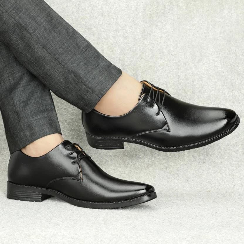 Latest Stylish Men Faux Leather Formal Shoes/Office Shoes/Outdoor Shoes For Mens & Boys - UK10