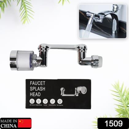 Rotating Splash Filter Faucet Sprayer Head Double O-ring Design For Bathroom Kitchen