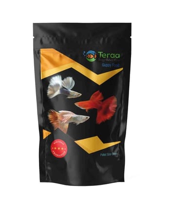 Teraa Guppy Fish Food, 20 gm Teraa Guppy Fish Food, 20 gm