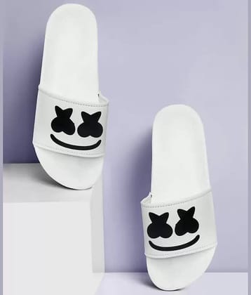 PERY PAO White Men's Slide Flip Flop