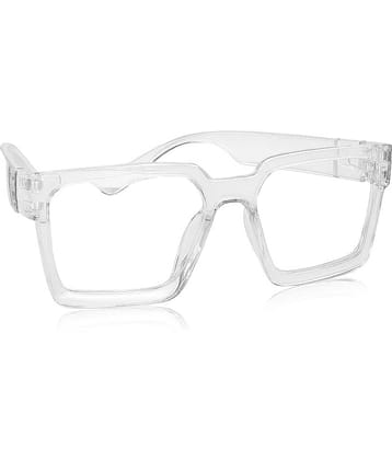 THRIFTKART White Square Sunglasses ( Pack of 1 )