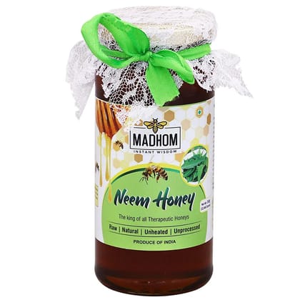 Neem Honey 350gm | 100% Natural & Pure | No Sugar Added | Unheated | Unprocessed