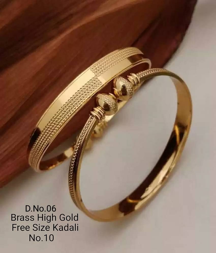 Shivay Fashion Gold Bangle Set ( Pack of 1 )