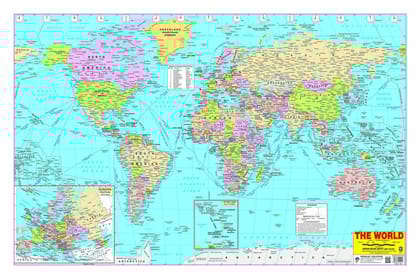 Dreamland Publications World Map - Laminated Both Sides [Wall Chart] Dreamland Publications [Wall Chart] Dreamland Publications