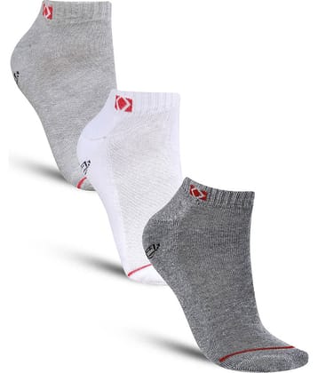 Dollar - Cotton Men's Self Design Multicolor Ankle Length Socks ( Pack of 3 )