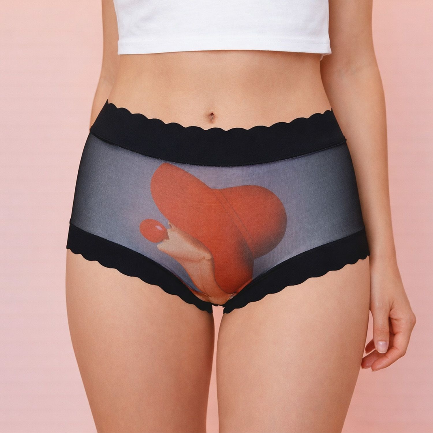 P2526 Ice Silk Real Bamboo Modal Panty