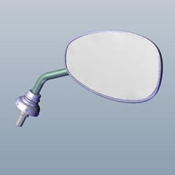 Hero Genuine Mirror Assembly Right Side for Destini 125 | Clear Rear Visibility | OEM Fit | Durable Construction | Reliable Performance | Easy Installation - 88110ABS301S