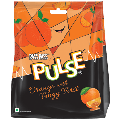 Pulse Pyramid Pouch || Orange Candy || 50 Pieces || 202.5 Grams
