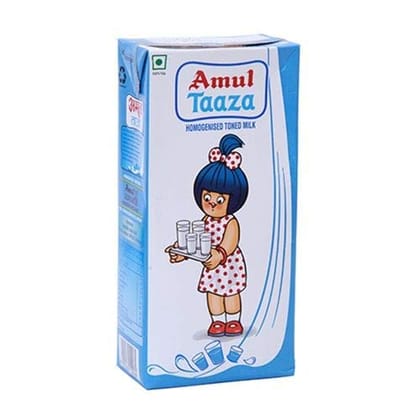 Amul Taaza Homogenised Toned Milk 200 MILLI_LITRE
