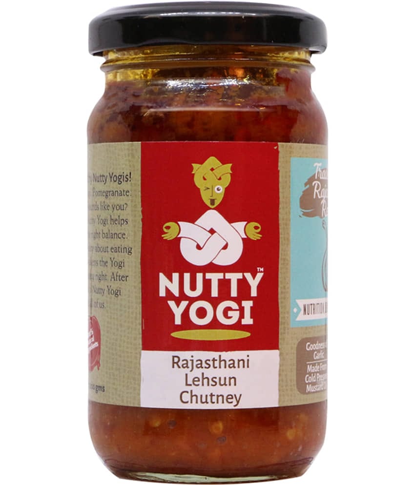 Nutty Yogi Rajasthani Lehsun Chutney 200 g