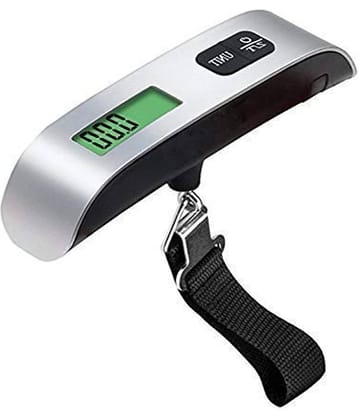 Weight Machine For Luggage, Weighing Scale For Luggage Up To 50 Kg, Digital Luggage Scale With LCD, Mini Portable Metal Scale, Travel Weighing Scale For Bags, Flight Luggage Scale