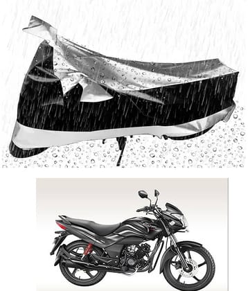 RONISH Bike Body Cover for Hero Passion Pro ( Pack of 1 ) , Silver
