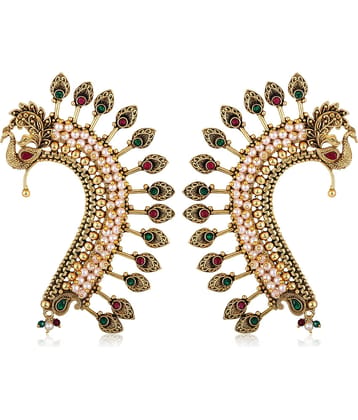 VIVASTRI Golden EarCuff Earrings ( Pack of 1 )