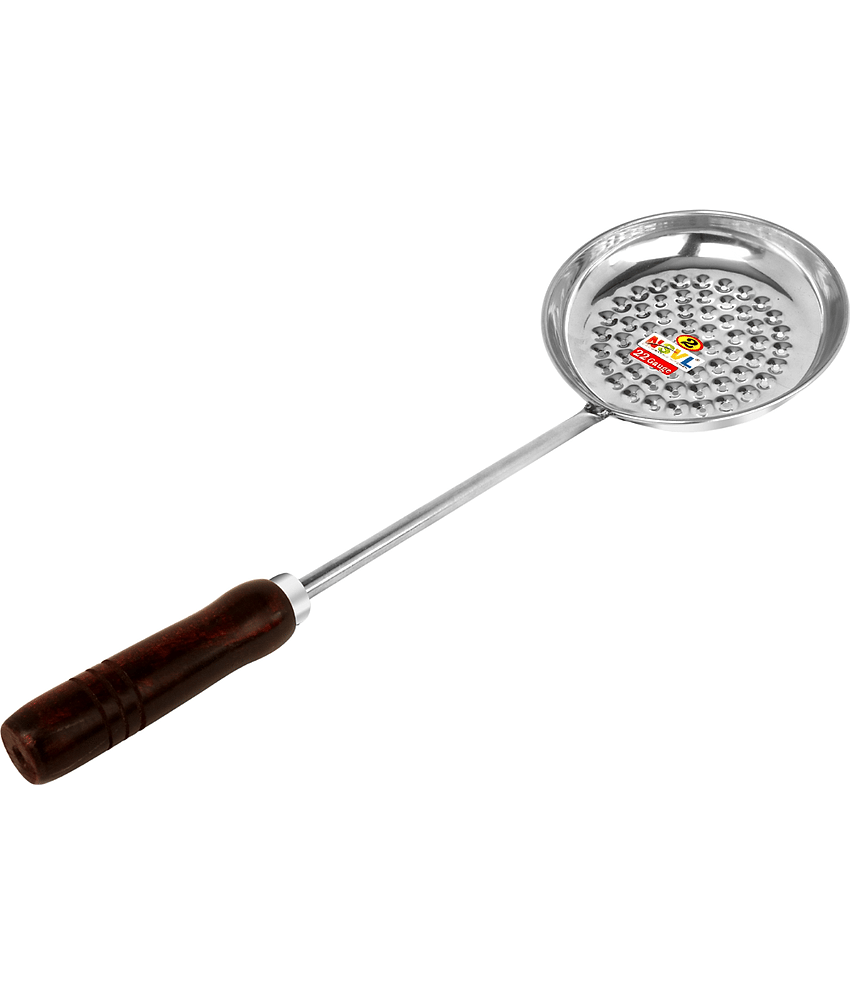 NSVL boondi jhara Stainless Steel Cutlery Set Black ( Pack of 1 )