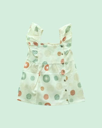 Whimsy Polka Dot Frock-3-6 months