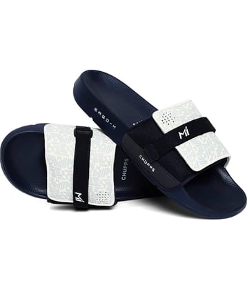 CHUPPS Navy Blue Men's Slide Flip Flop