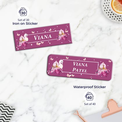 Butterfly Swan Blossom Labelling Value Pack-Magenta