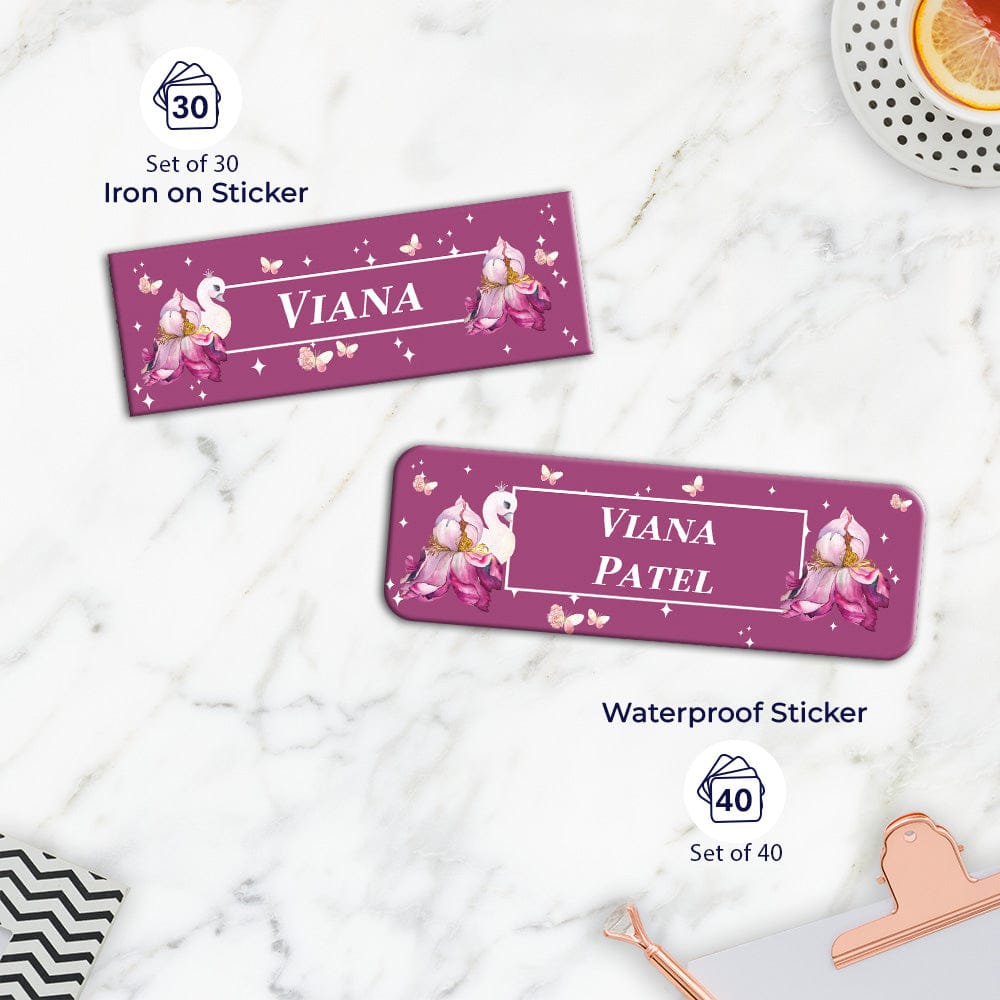 Butterfly Swan Blossom Labelling Value Pack-Magenta