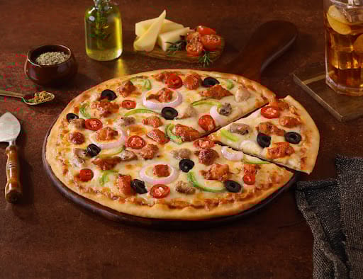 Chicken Domination Cheese Burst Pizza [10" Large]