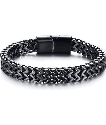 FASHION FRILL Black Bracelet ( Pack of 1 )