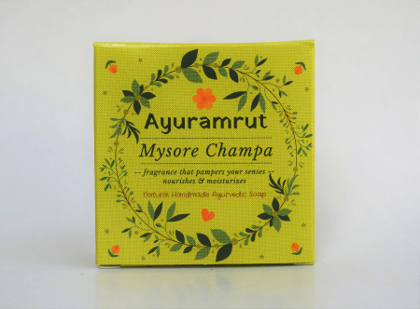 Ayuramrut Mysore Champa Natural Handmade Ayurvedic Soap