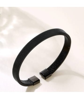 FASHION FRILL Black Bracelet ( Pack of 1 )