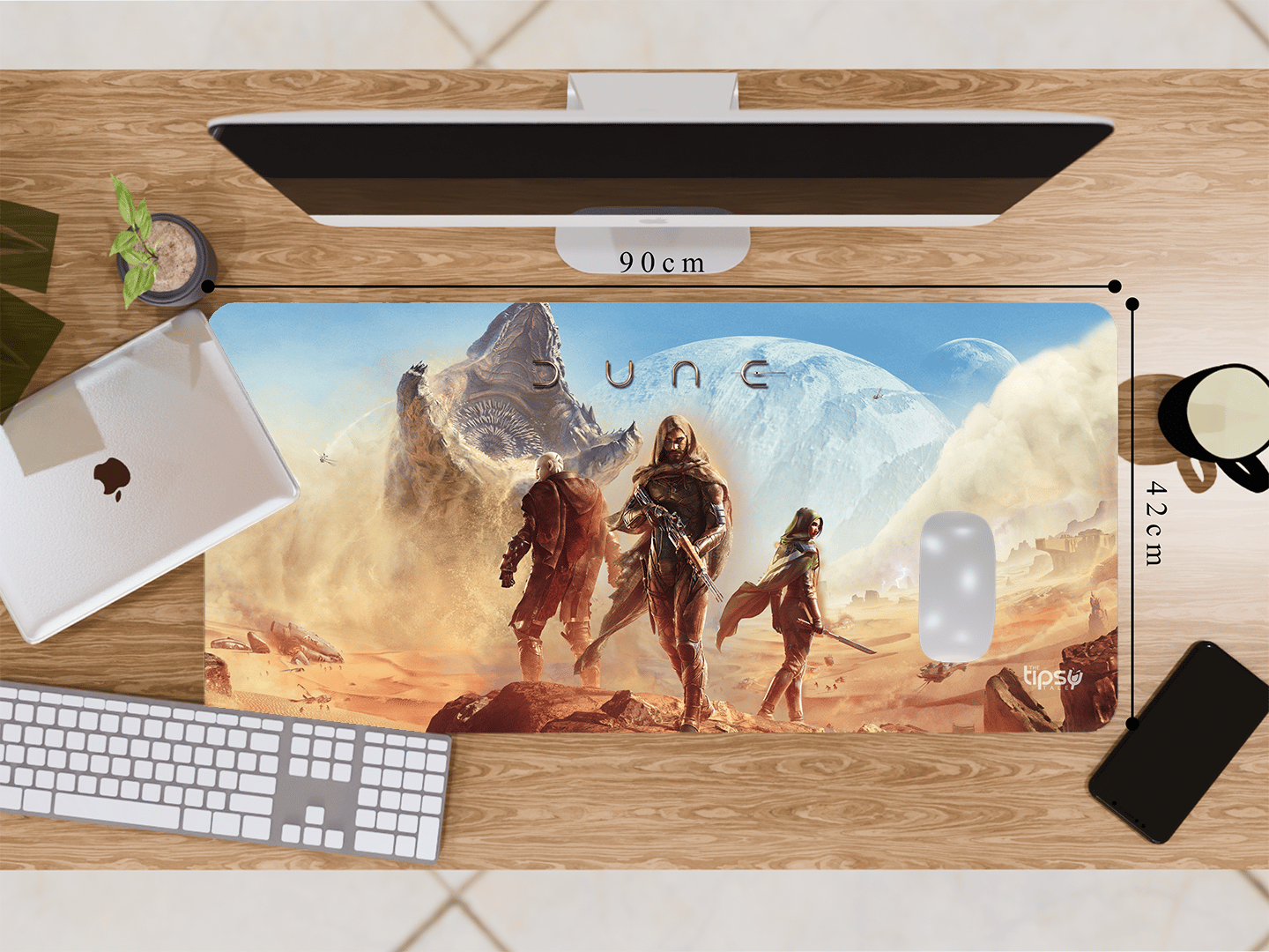 "Dune: The Dessert Theme" Gaming Mousepad- Elevate Your Gaming Experience-Extra Large (42CM X 90CM)