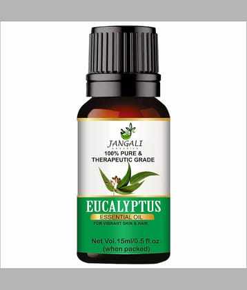 PURE Jangali ORGANICS Eucalyptus Oil PURE & Natural Essential Oil For Skin 15ML