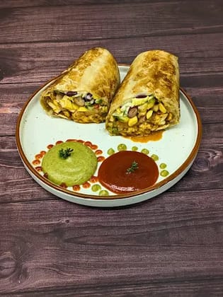 Peri Peri Paneer Burrito